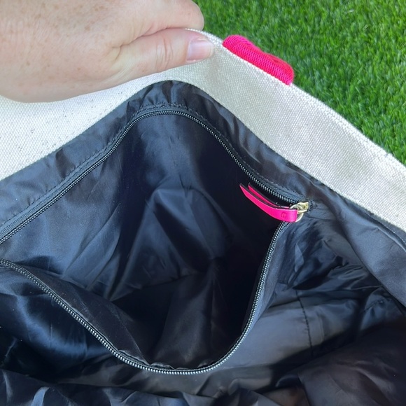 VICTORIAS SECRET Double Handle Canvas Tote - Picture 9 of 11